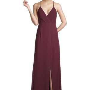 Bill Levkoff | Alexa Style Bridesmaid Dress in Wine
